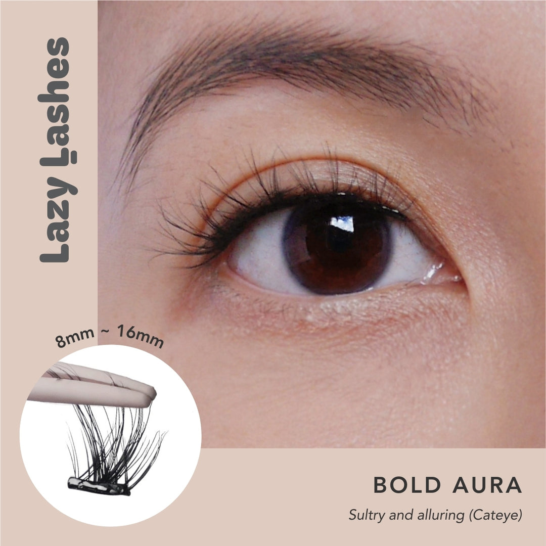 Dinner Bold Aura Lazy Lashes (Press-On Lash Clusters)