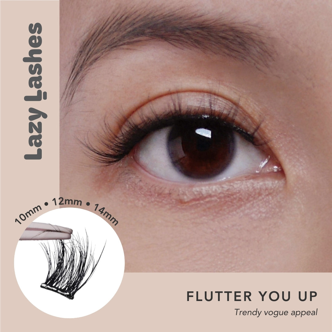 Dinner Flutter You Up Lazy Lashes (Press-On Lash Clusters)