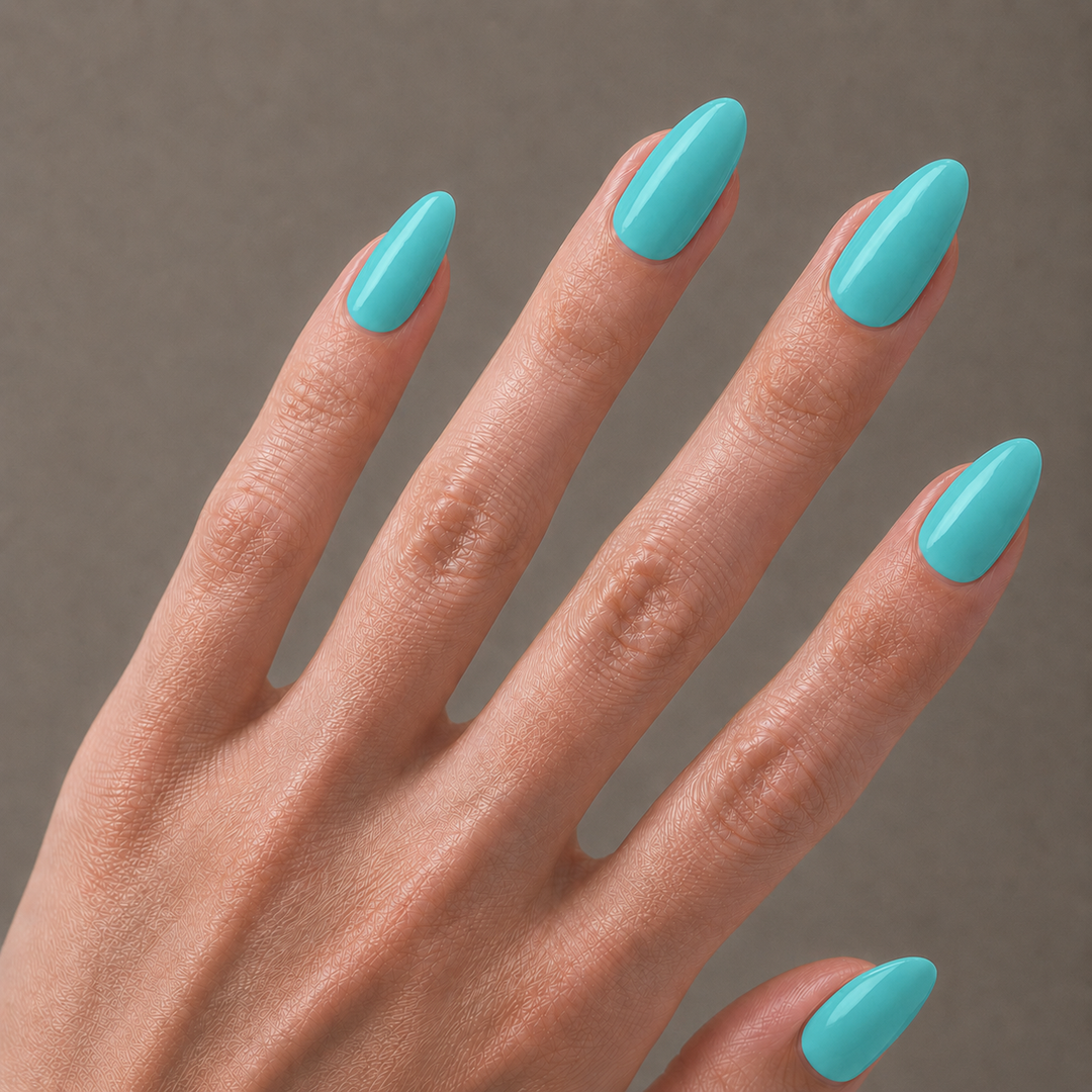 Classic Teal Nail Wrap Nail Wrap Manicure