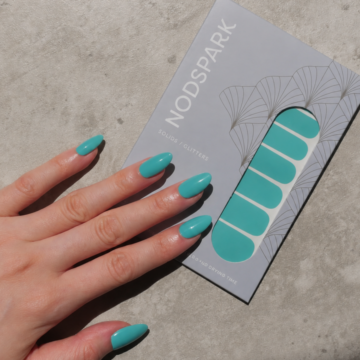 Classic Teal Nail Wrap Nail Wrap Manicure