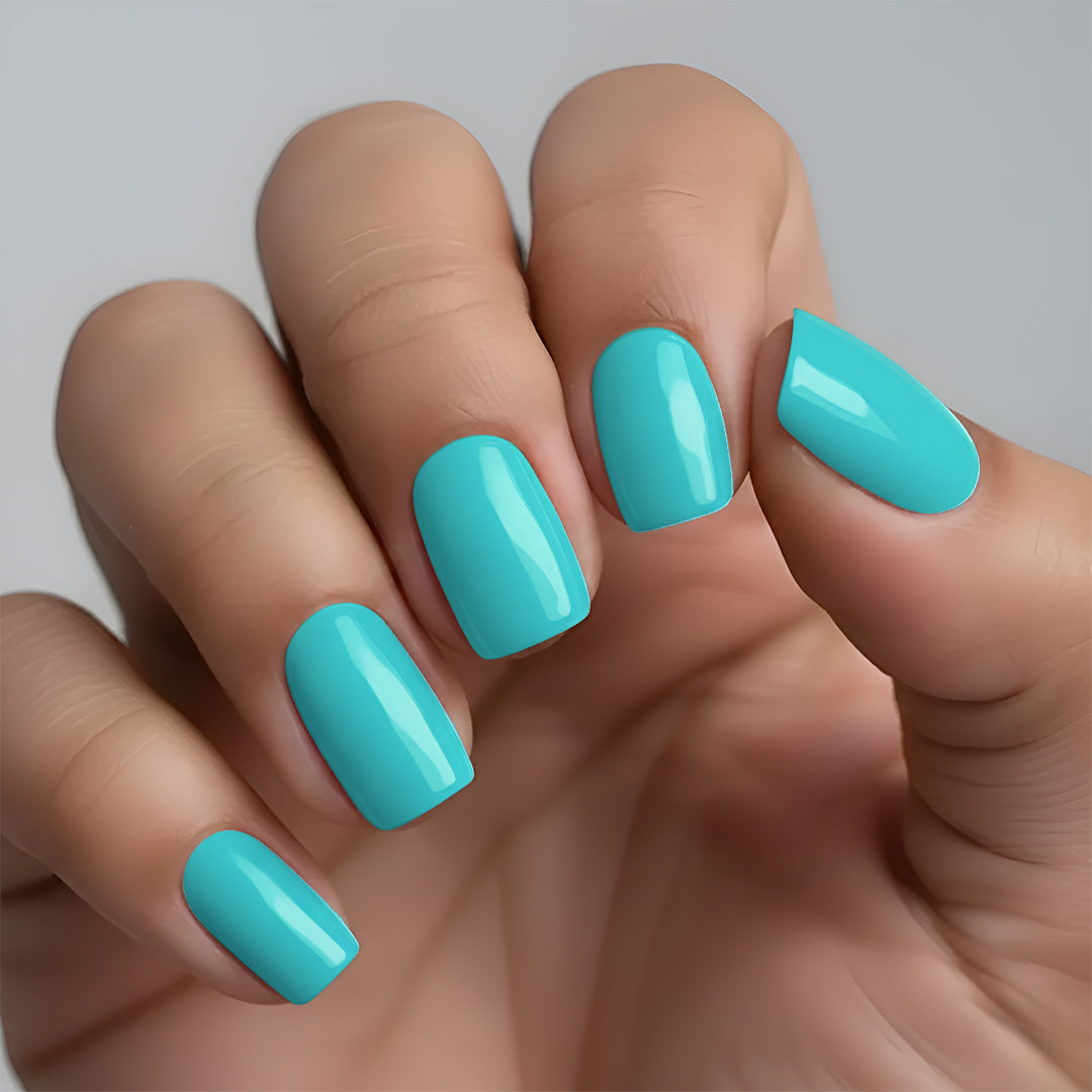Classic Teal Nail Wrap Nail Wrap Manicure