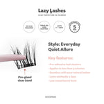 Everyday Quiet Allure (Clear Band) Lazy Lashes