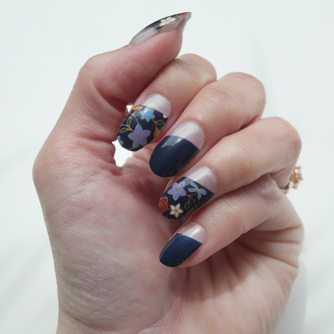 Kebaya Twist Nail Wrap Manicure