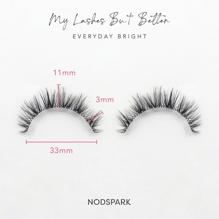 Everyday Bright MLBB Lashes by Nodspark