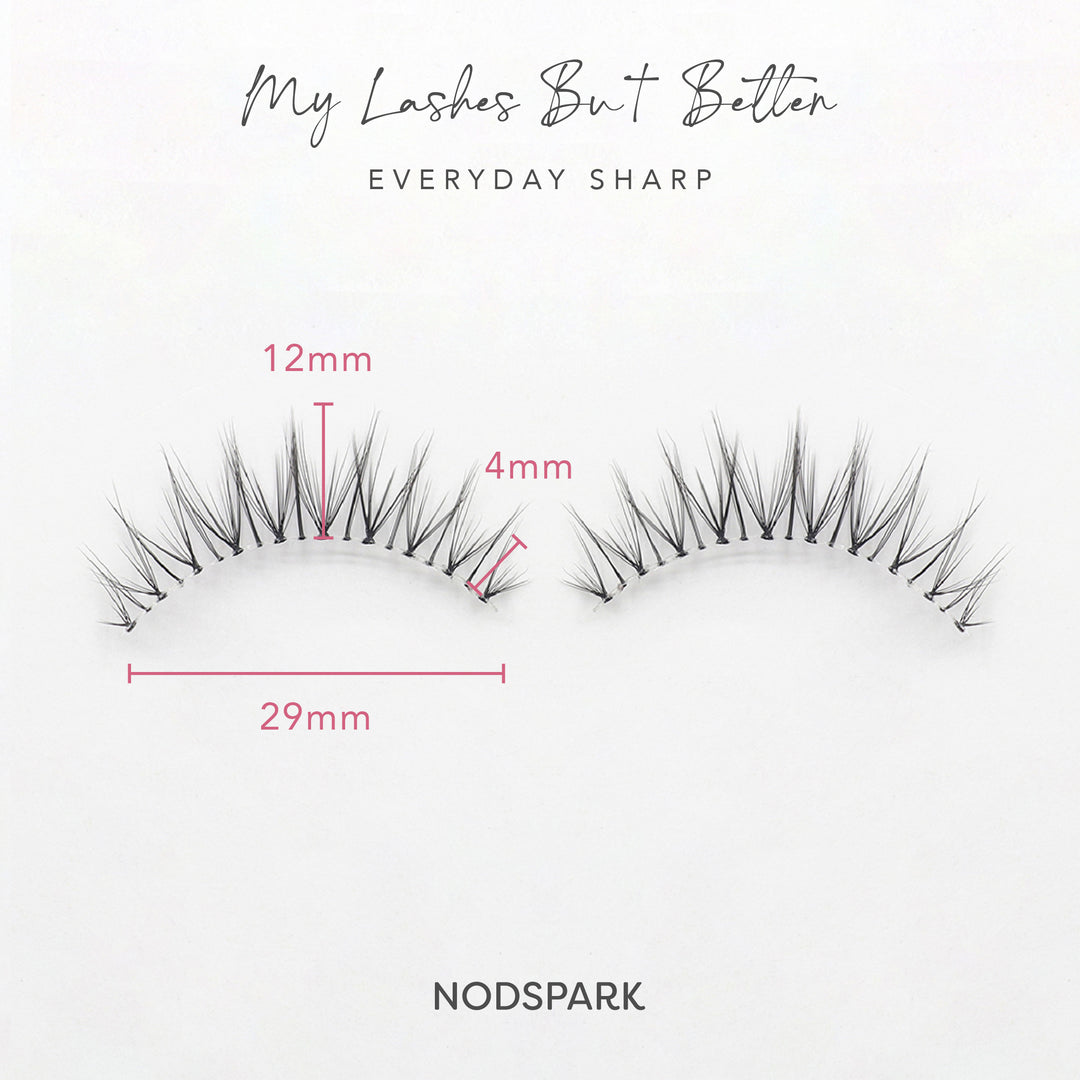 Everyday Sharp MLBB Lashes by Nodspark
