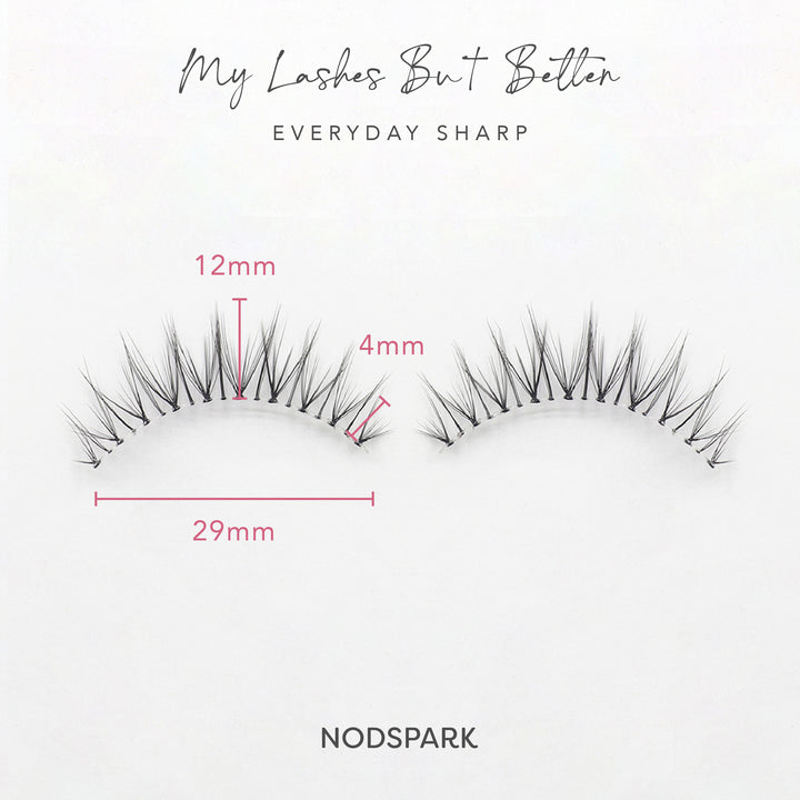 Everyday Sharp MLBB Lashes by Nodspark