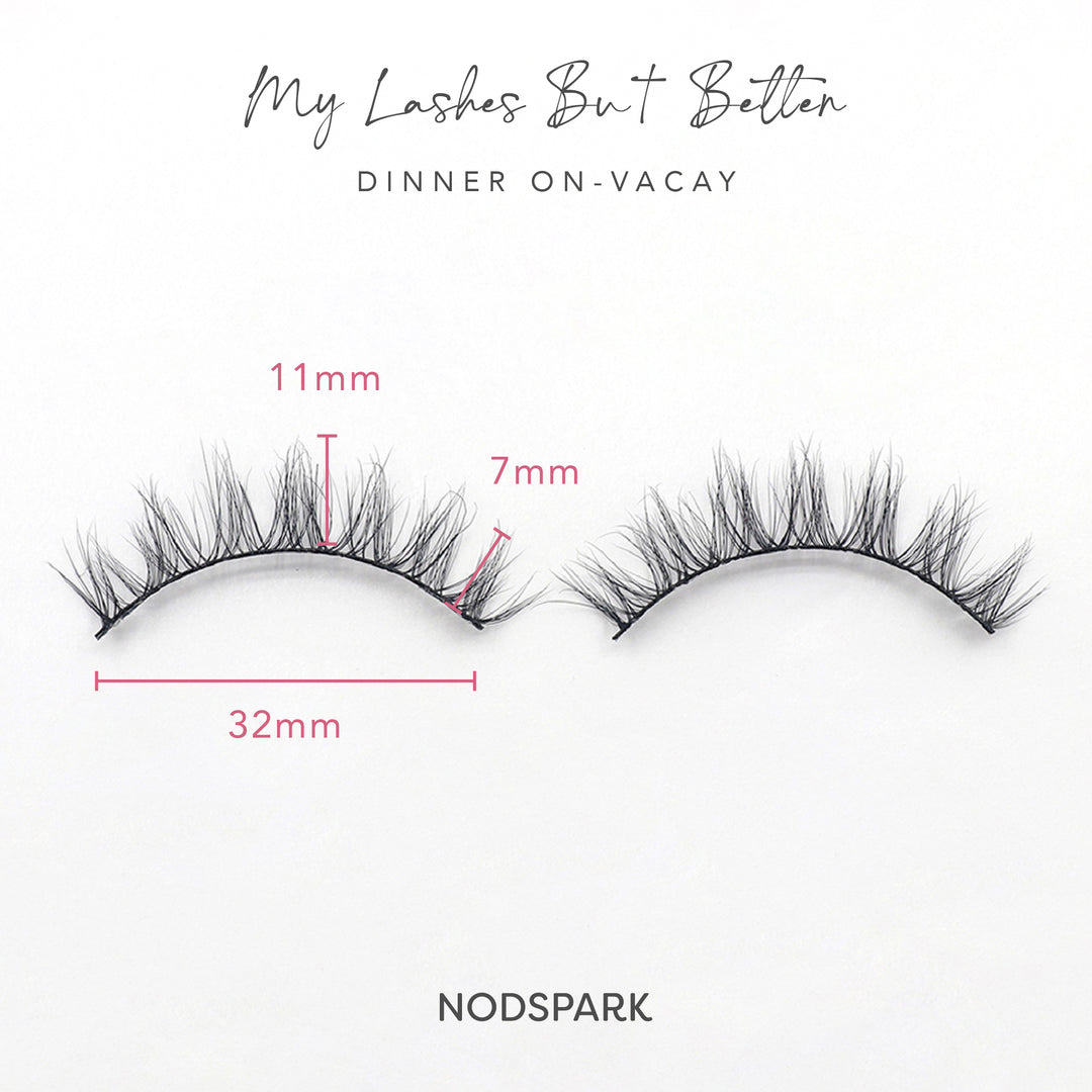 Dinner On-Vacay MLBB Lashes by Nodspark