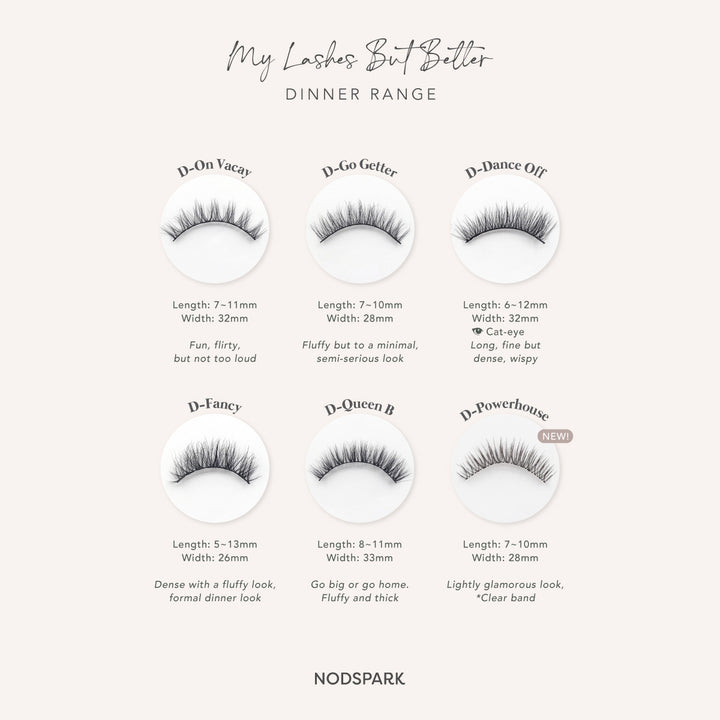 Dinner Go-Getter MLBB Lashes by Nodspark