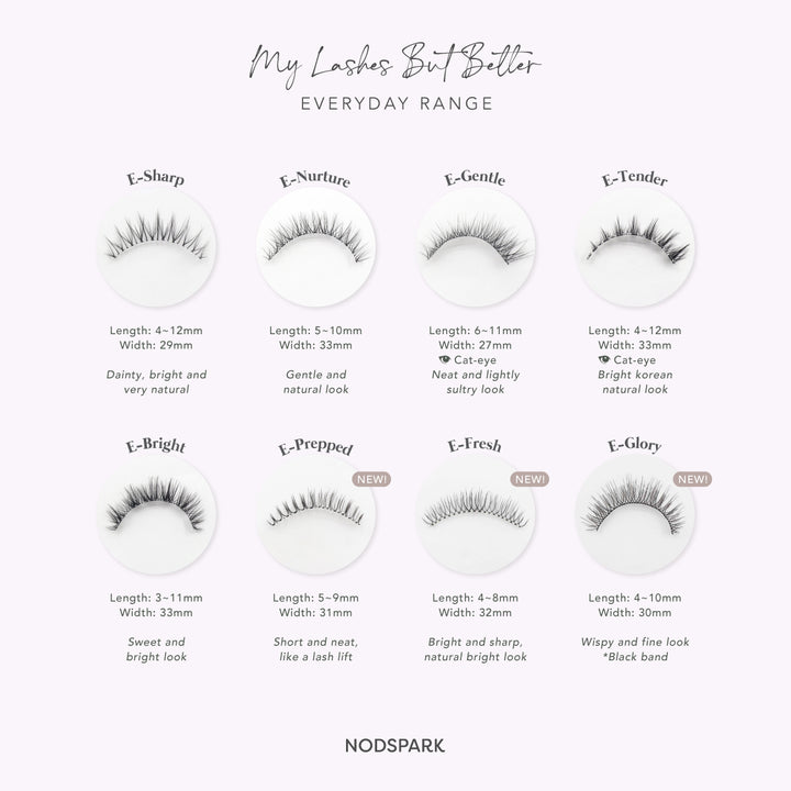 Everyday Sharp MLBB Lashes by Nodspark