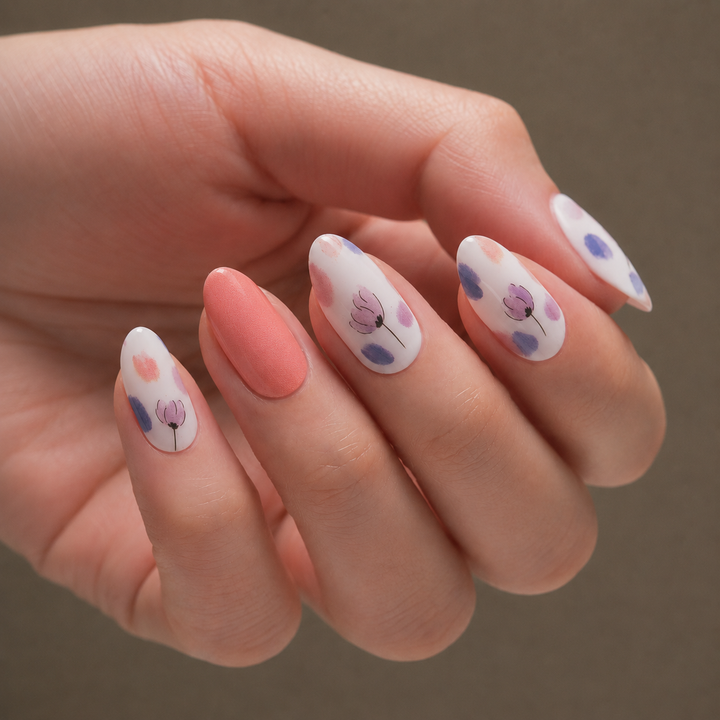 Mandarin Petals (x 8twenty8nails)