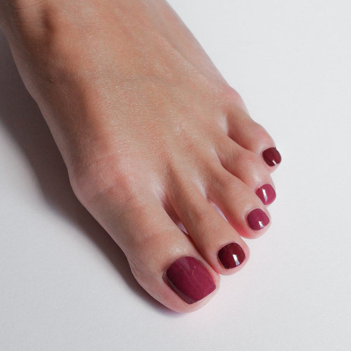 Maroon Colour Chart (Pedicure)