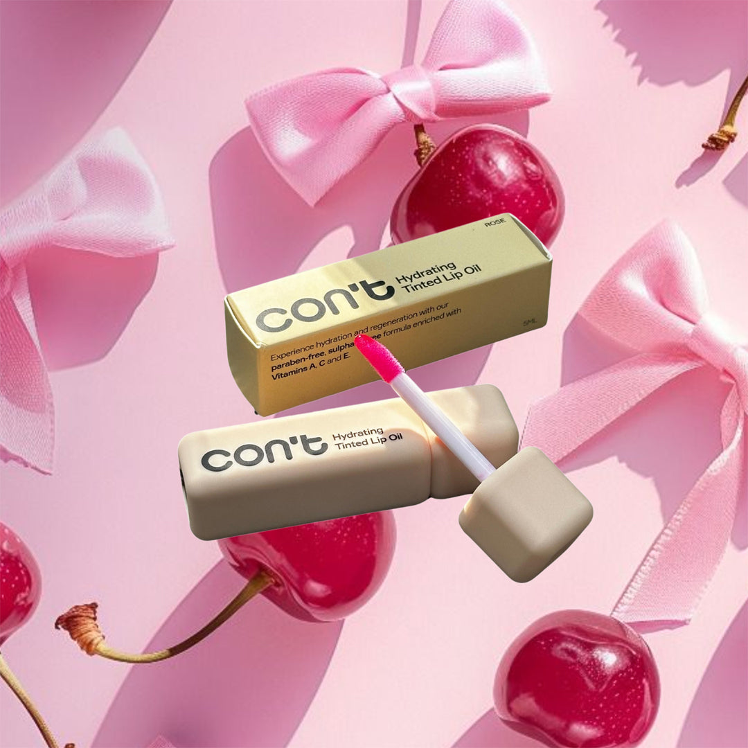 Con't Hydrating Tinted Lip Oil - Rose