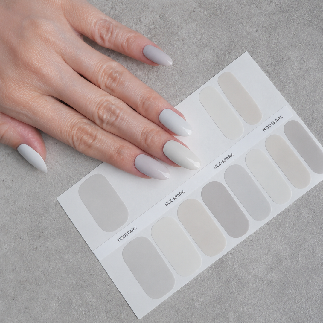 Sandy Colour Chart Nail Wrap Manicure
