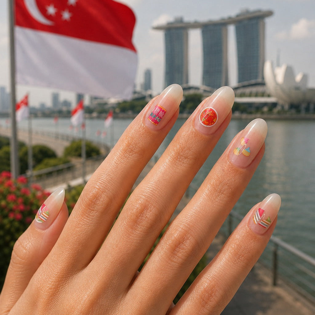 Shiok Ah! Nail Wrap Manicure