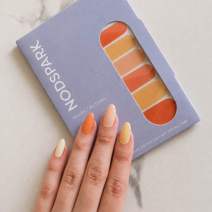 Sunrays Colour Chart Nail Wrap Manicure