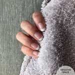 Classic French Nail Wrap Manicure