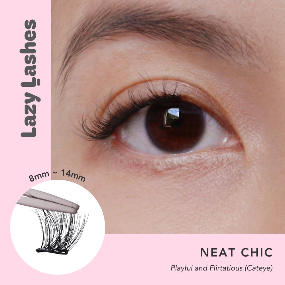 Everyday Neat Chic Lazy Lashes (Press-On Lash Clusters)