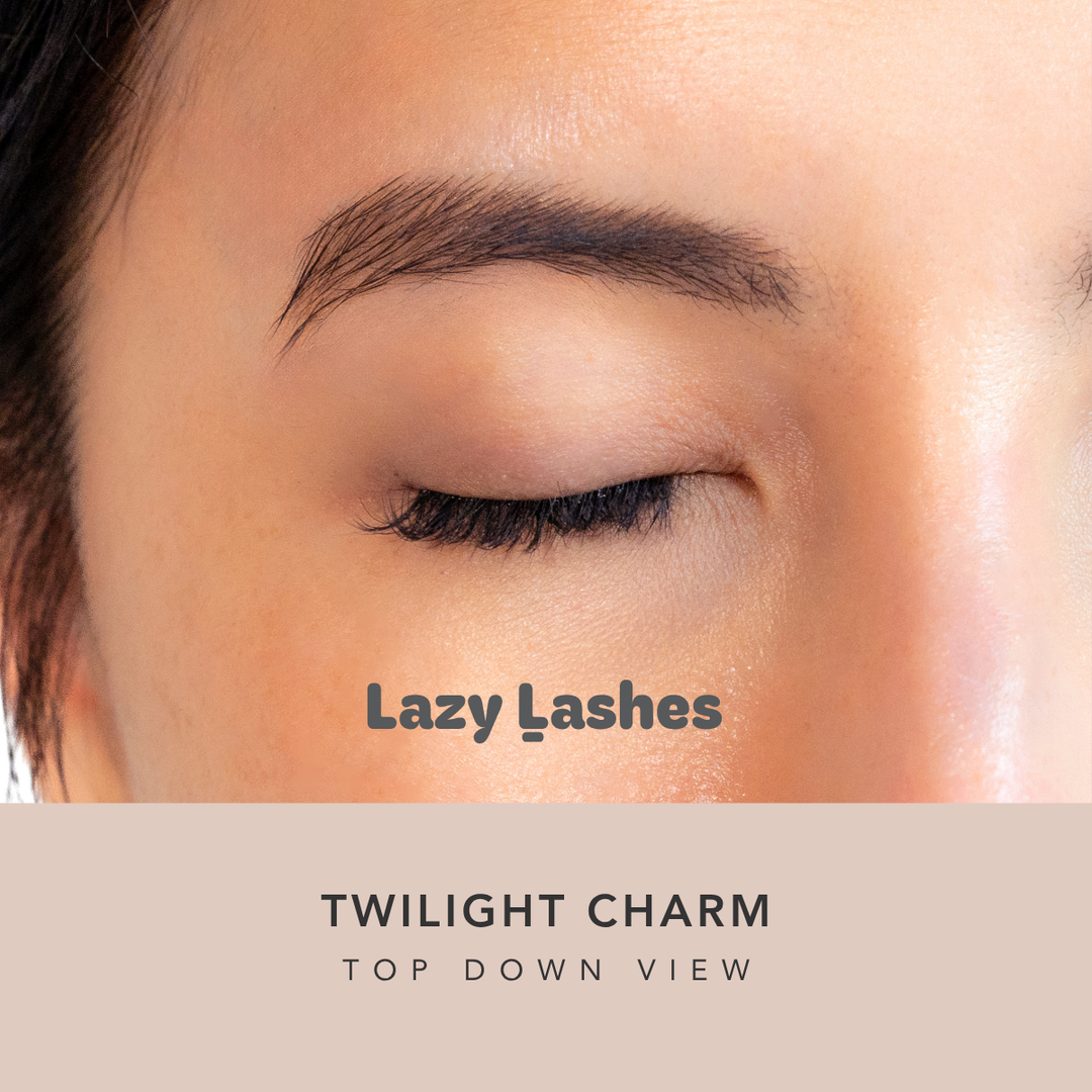 Dinner Twilight Charm Lazy Lashes (Press-On Lash Clusters)