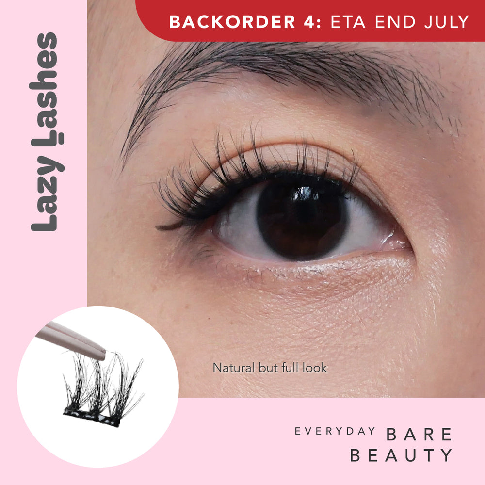 [BO-4: ETA END JUL] Everyday Bare Beauty Lazy Lashes (Press-On Lash Clusters)