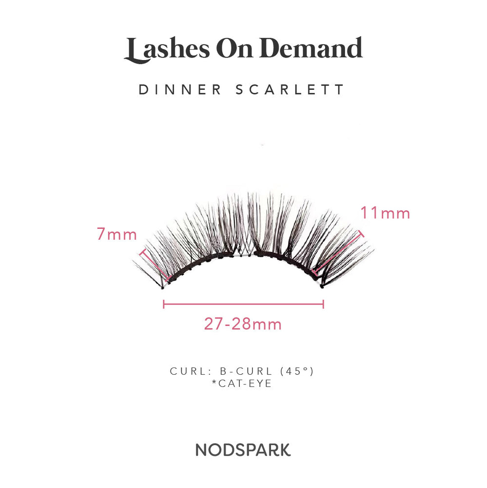 (Ala Carte) Dinner Scarlett Magnetic Lash Extensions