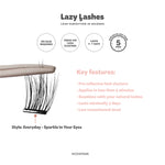 12mm Everyday Sparkle In Your Eyes Lazy Lashes (Press-On Lash Clusters)