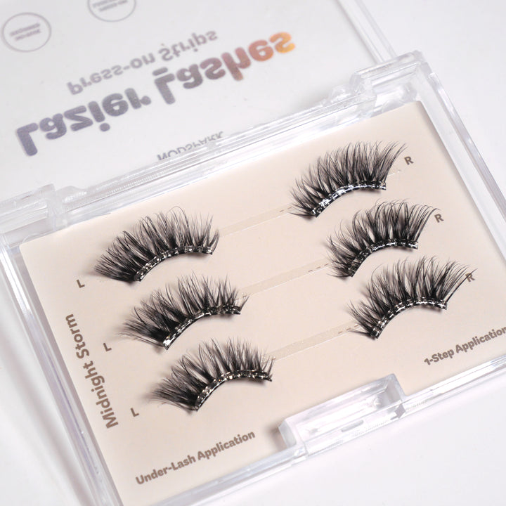Midnight Storm (Clear Band) LAZIER Lashes (Lash Strips)
