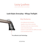 Everyday Wispy Twilight Lazy Lashes (Press-On Lash Clusters)