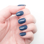 Dark Blue Peel-off Gel Nail Polish (by Light Lacquer)
