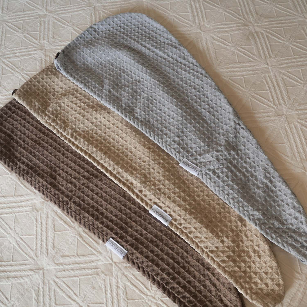 Ash Grey Hair Towel Wrap
