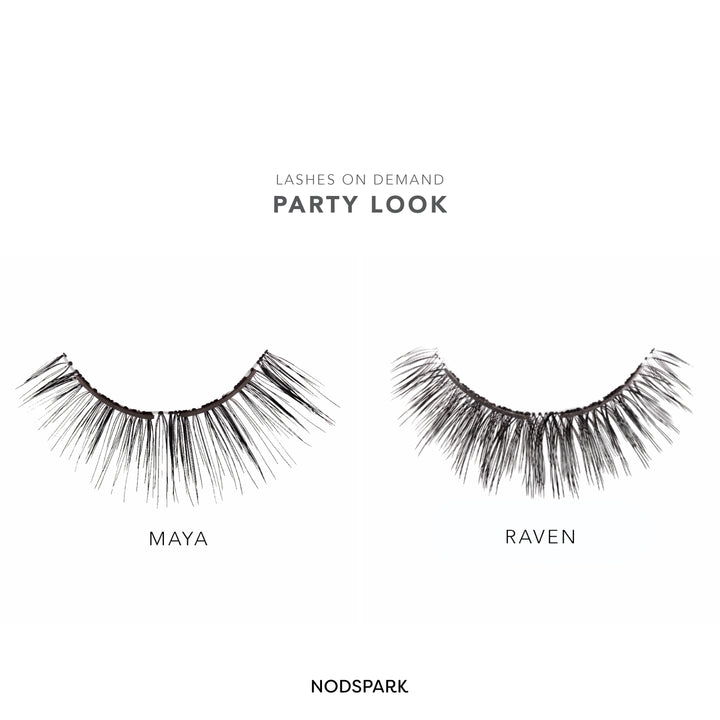 (Ala Carte) Party Raven Magnetic Lash Extensions