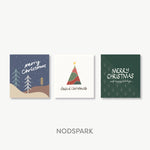 Nodspark Christmas Greeting Cards