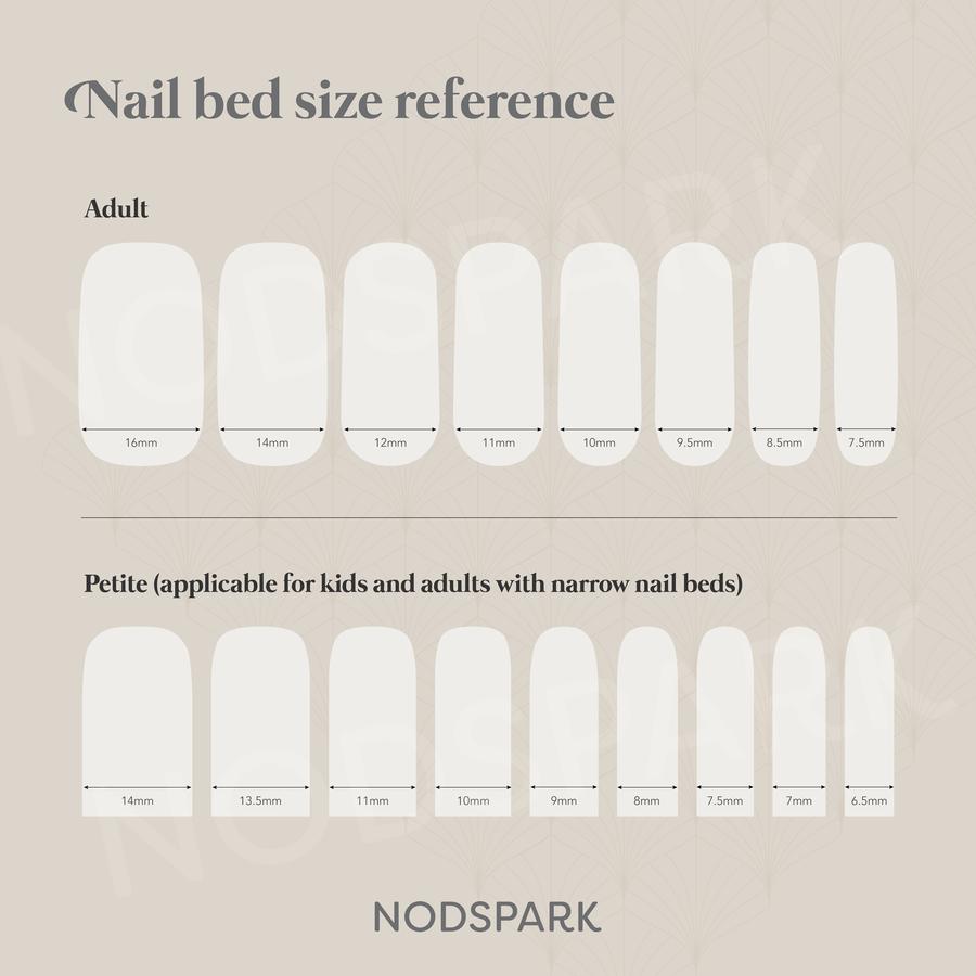 Prosperity Colour Chart Nail Wrap Manicure