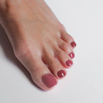 Cherry Red Colour Chart Pedicure