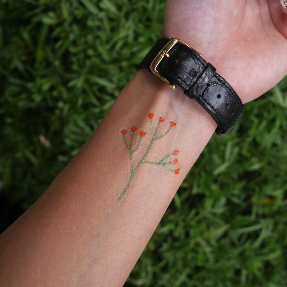 Flowers Temporary Tattoos (by Nodspark)