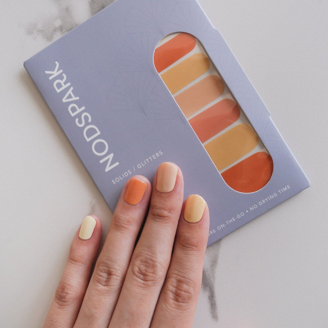 Sunrays Colour Chart Nail Wrap Manicure