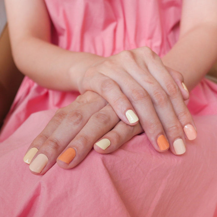 Sunrays Colour Chart Nail Wrap Manicure