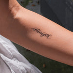 Words of Intentionality Temporary Tattoos (Nodspark x Love Bonds)
