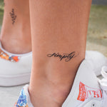Words of Mindfulness Temporary Tattoos (Nodspark x Love Bonds)