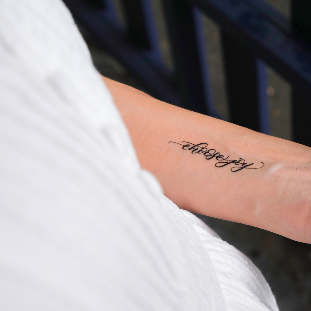 Words of Intentionality Temporary Tattoos (Nodspark x Love Bonds)