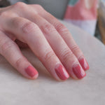 Coral Rose Fingers Manicure
