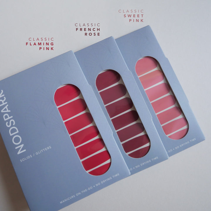 Classic Sweet Pink Manicure Nail Wrap Manicure