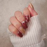 Maroon Gold Fingers
