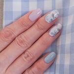 Ashley Florals Nail Wrap Manicure
